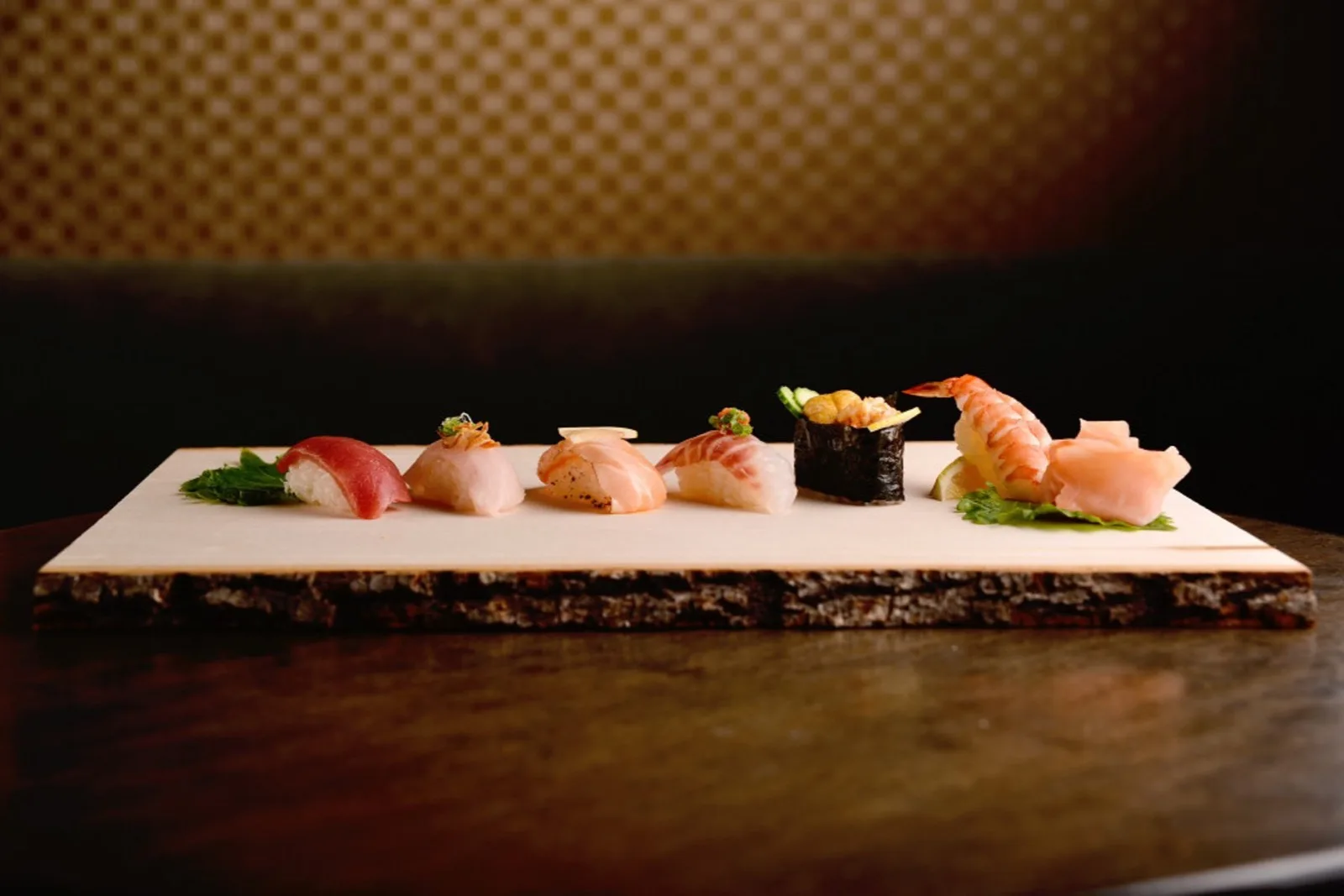 Sashimi and nigiri at Sage 400