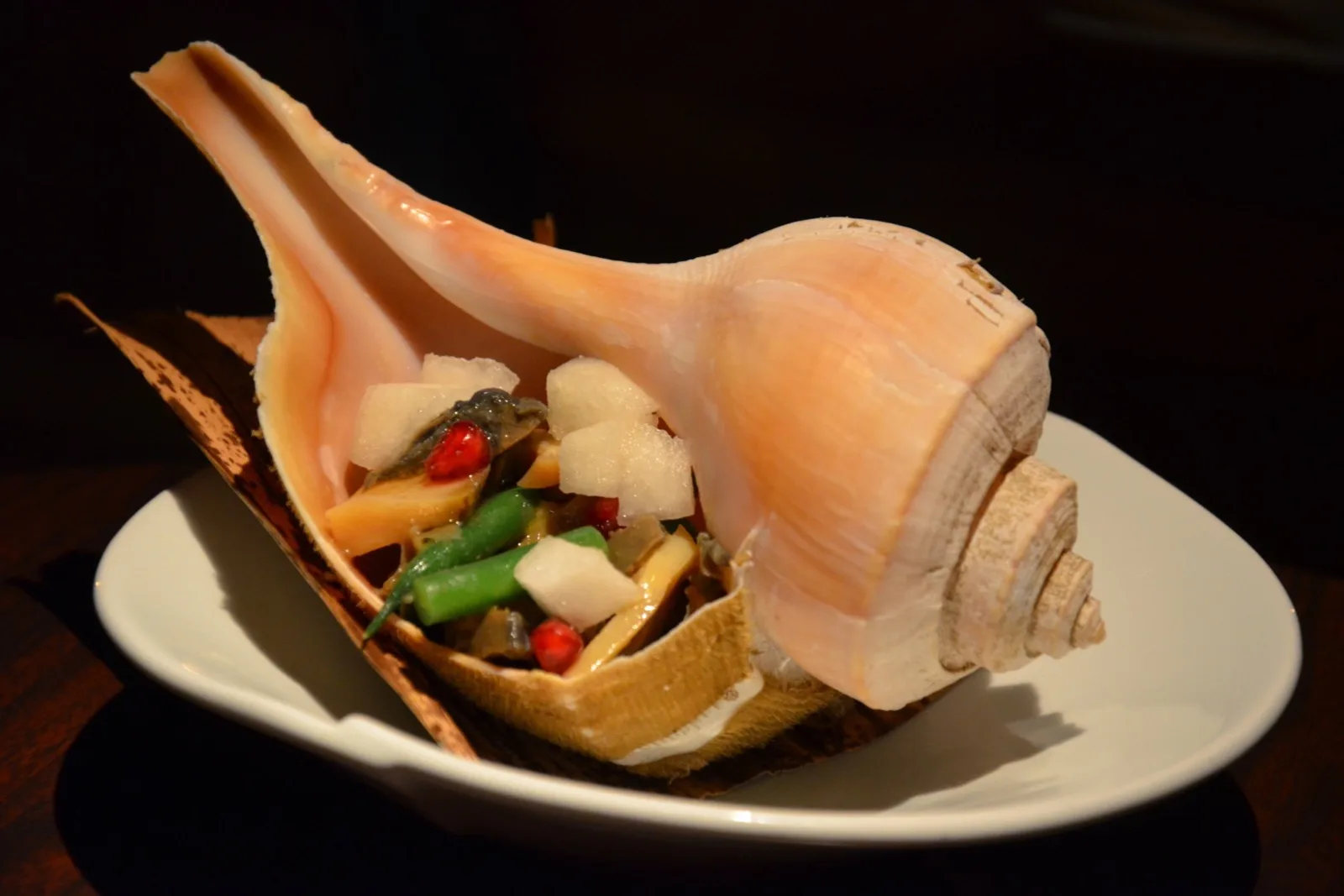A seafood course at Sushi Taro (Dupont Circle)