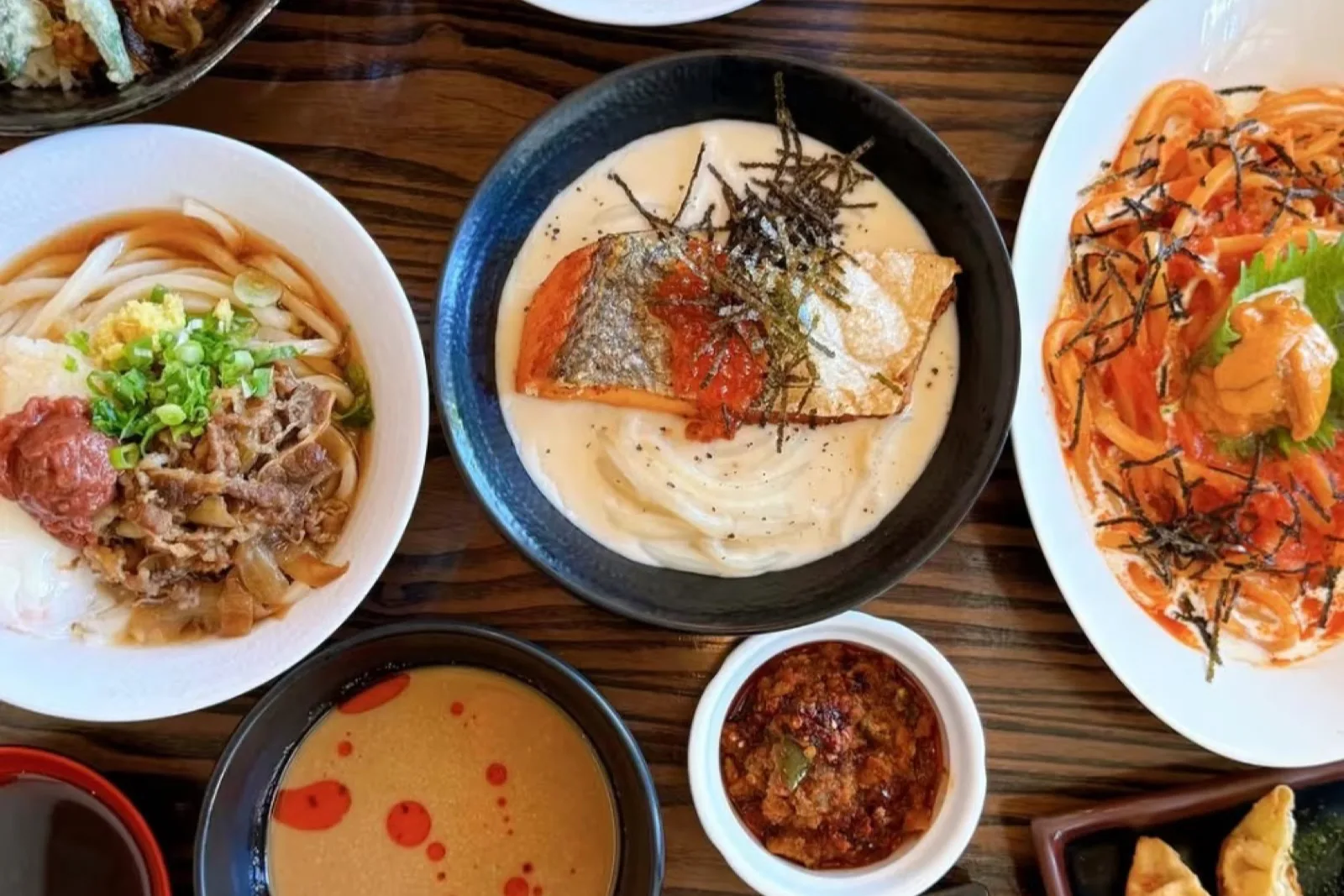 Udon and sides at U:Don