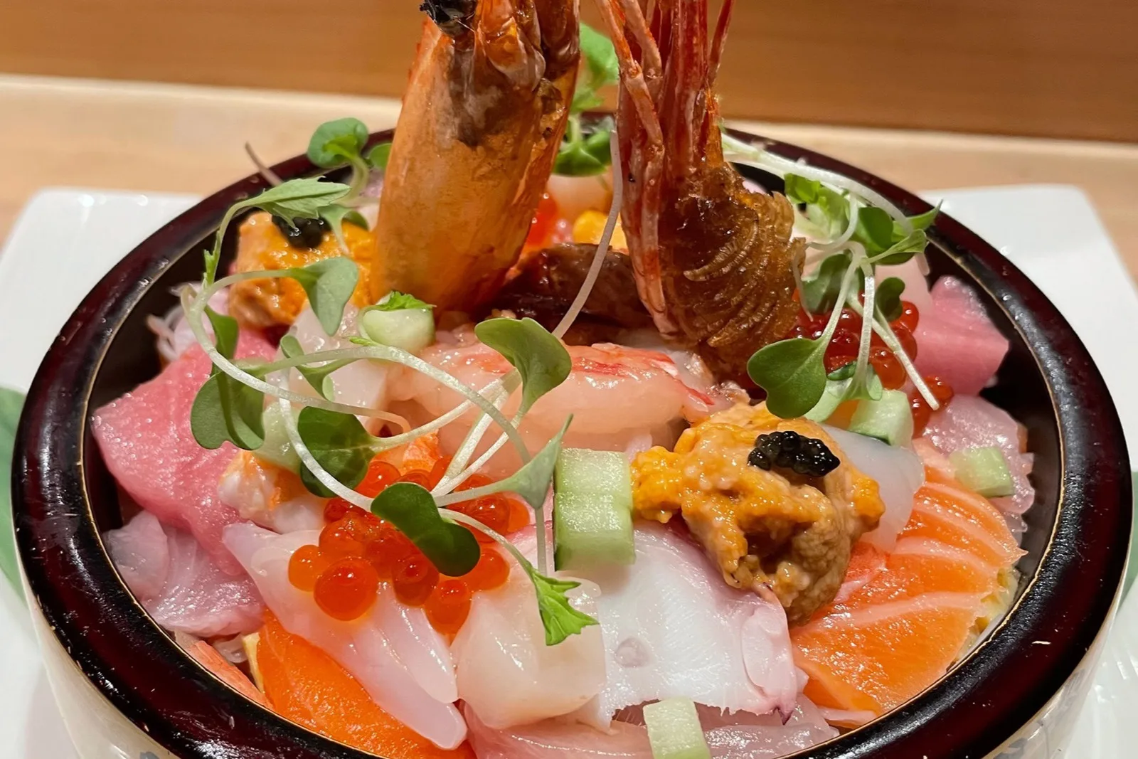 A chirashi bowl at Zama